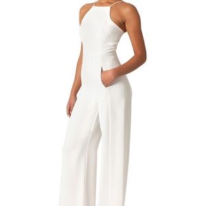 Black Halo Joaquin Jumpsuit- White